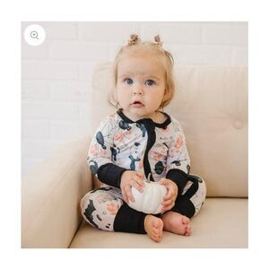 Boo Bash Halloween Bamboo Zippy Romper Pajamas
